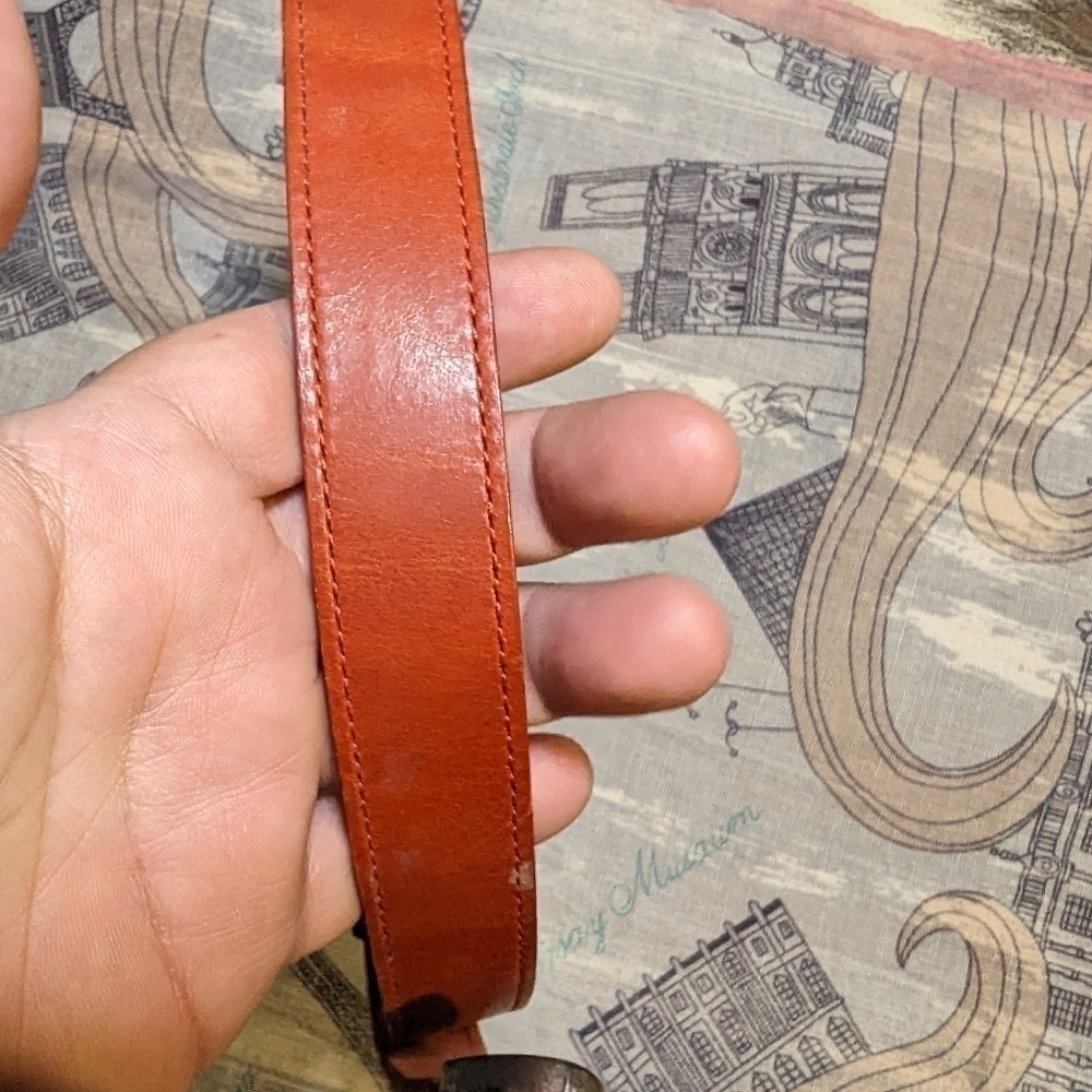 Another Line Inc belt rust colored-37 inches length - Picture 6 of 9